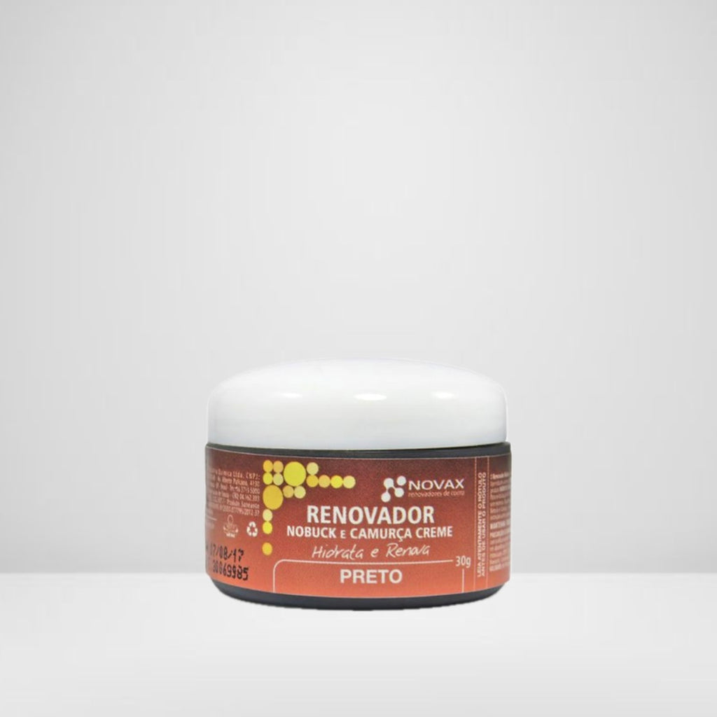 Renovador em creme para nobuck e camurça - Novax - 30ml
