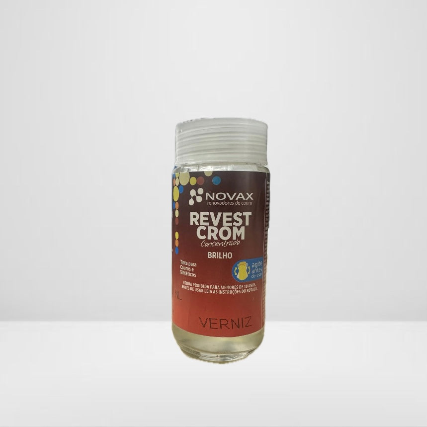 Verniz para couros e sintéticos - Novax Revestcrom - 90ml