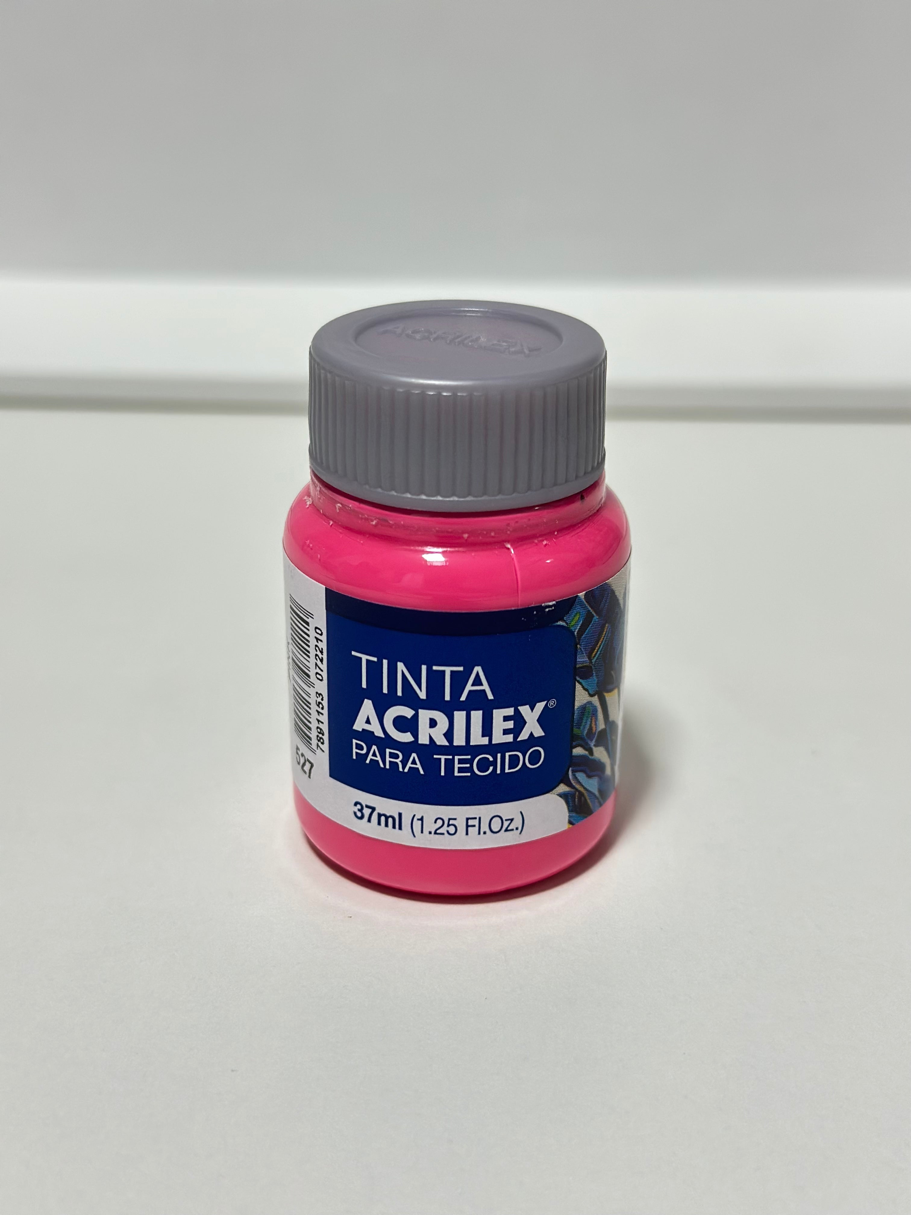 Tinta para tecido fosca - Acrilex - 37ml