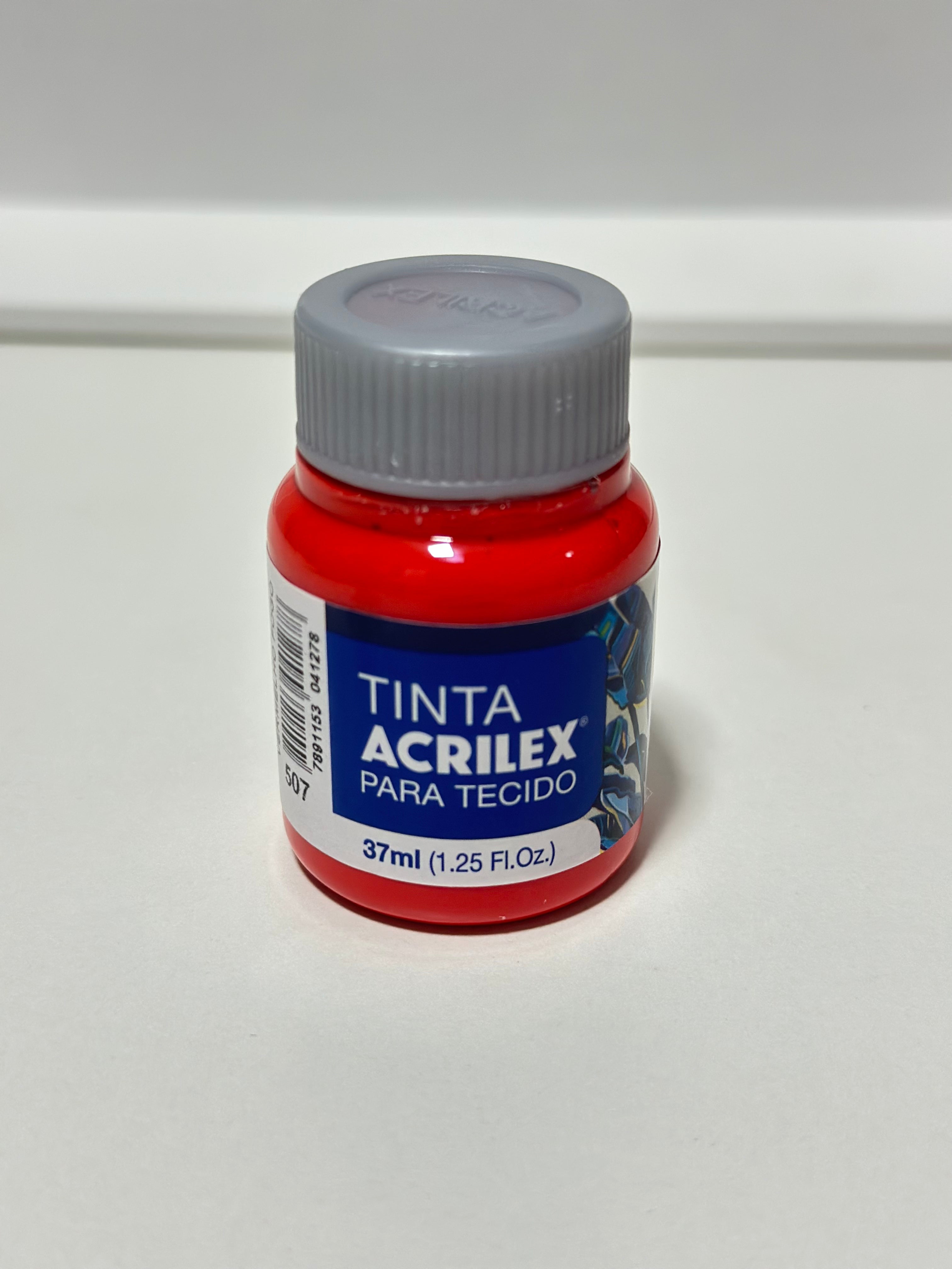 Tinta para tecido fosca - Acrilex - 37ml