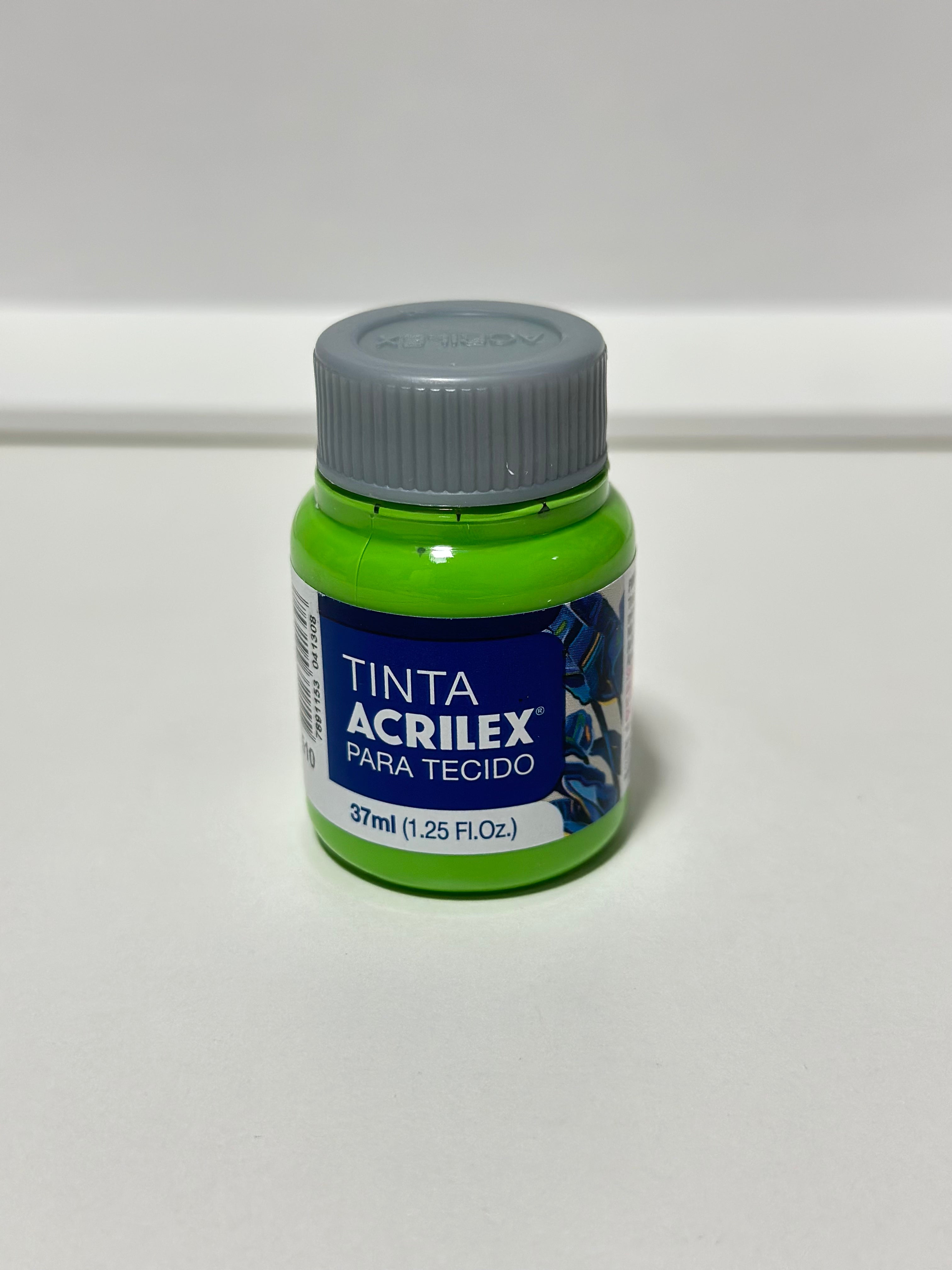 Tinta para tecido fosca - Acrilex - 37ml