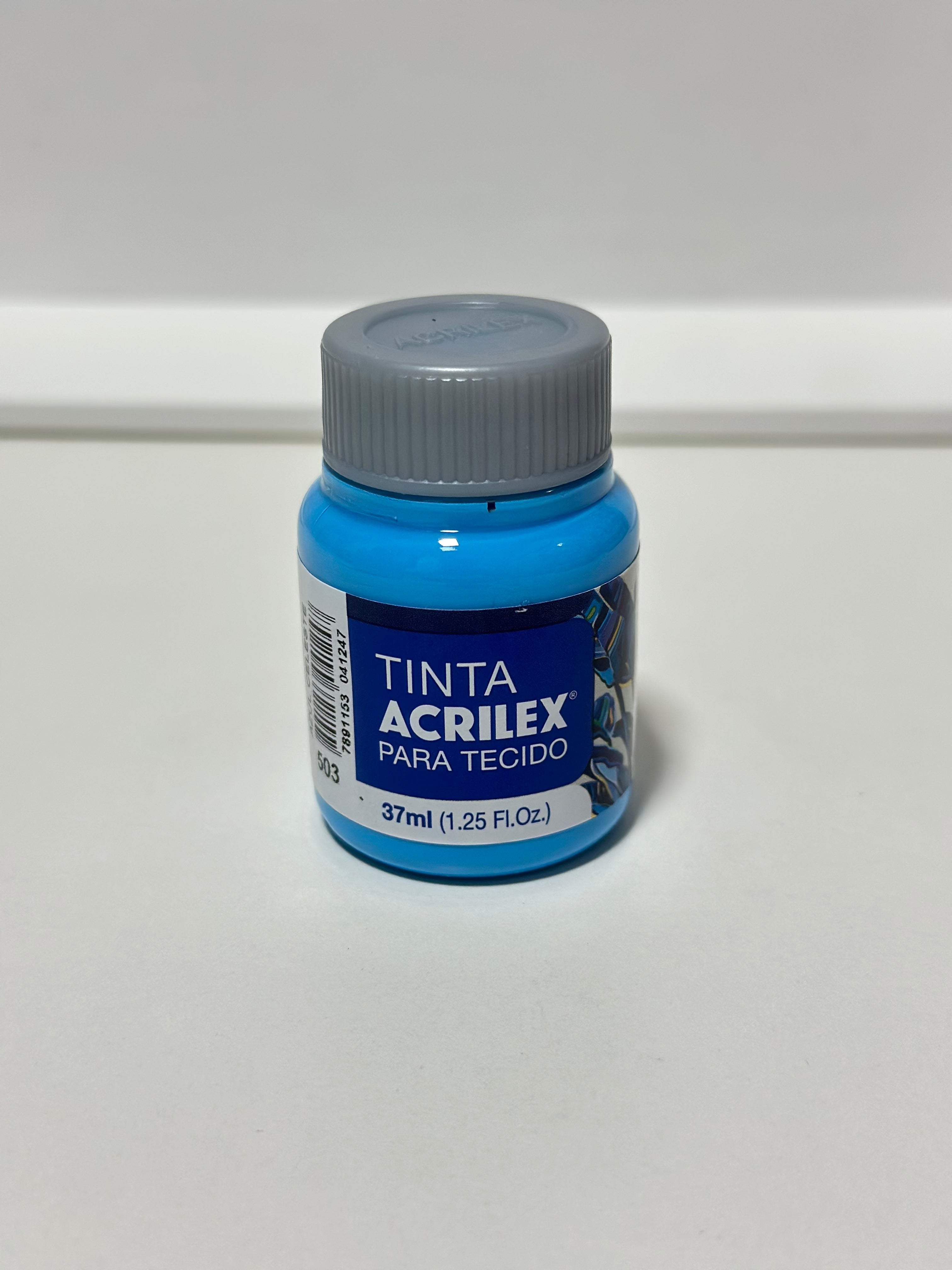 Tinta para tecido fosca - Acrilex - 37ml