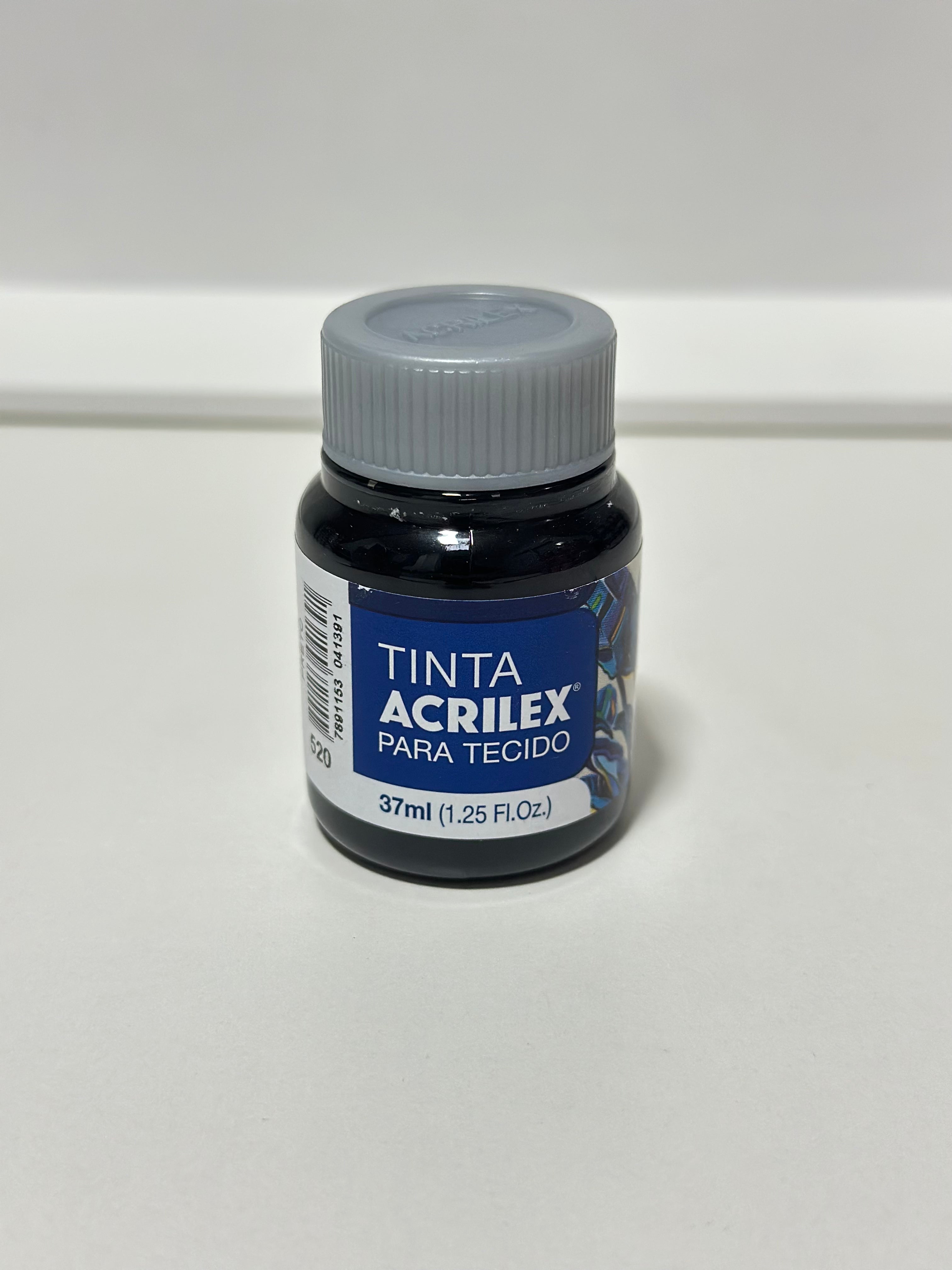 Tinta para tecido fosca - Acrilex - 37ml