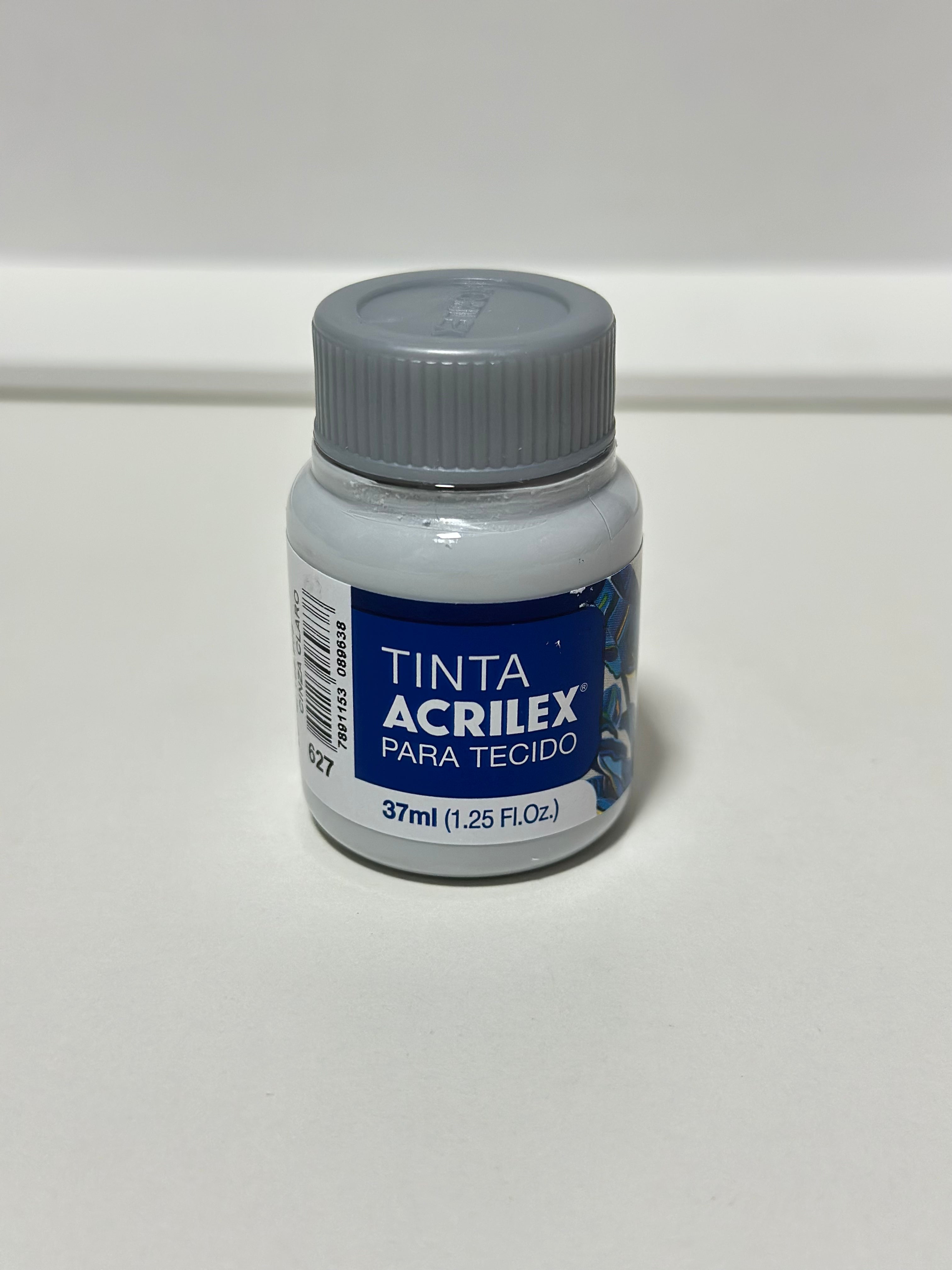 Tinta para tecido fosca - Acrilex - 37ml