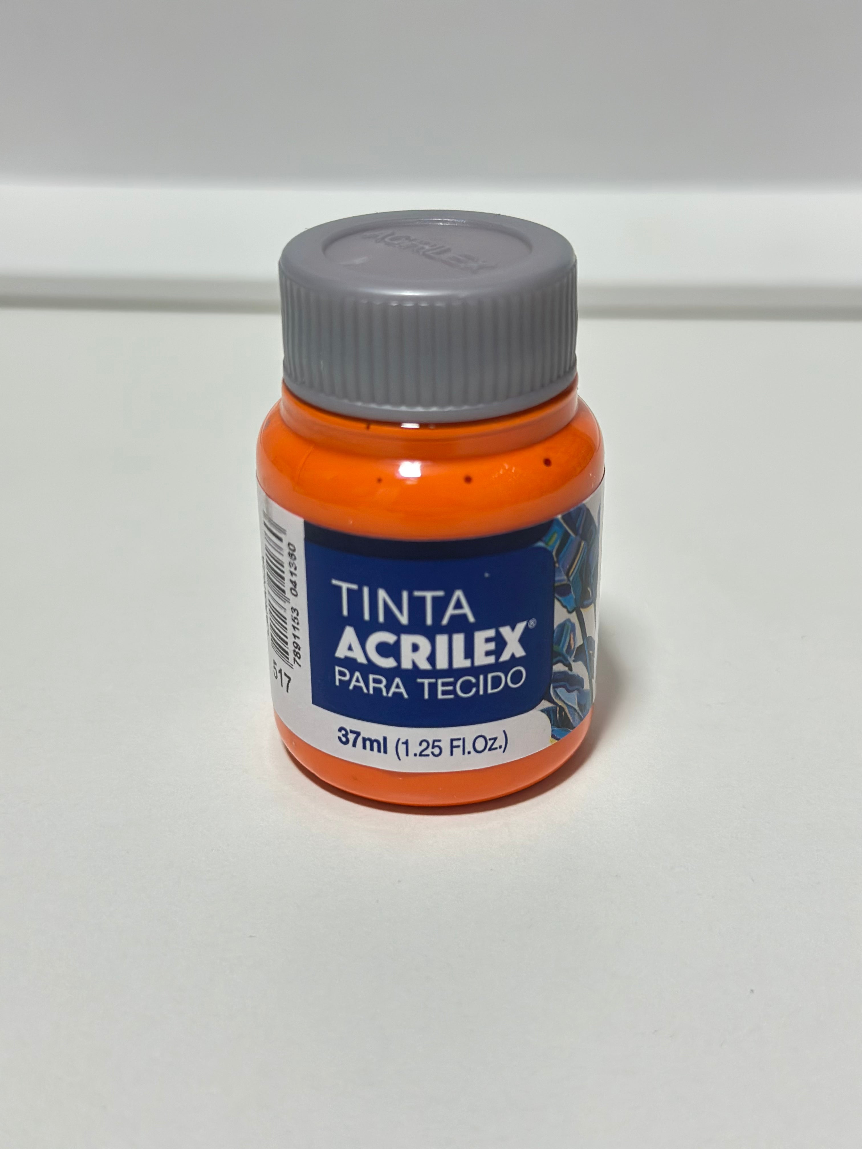 Tinta para tecido fosca - Acrilex - 37ml