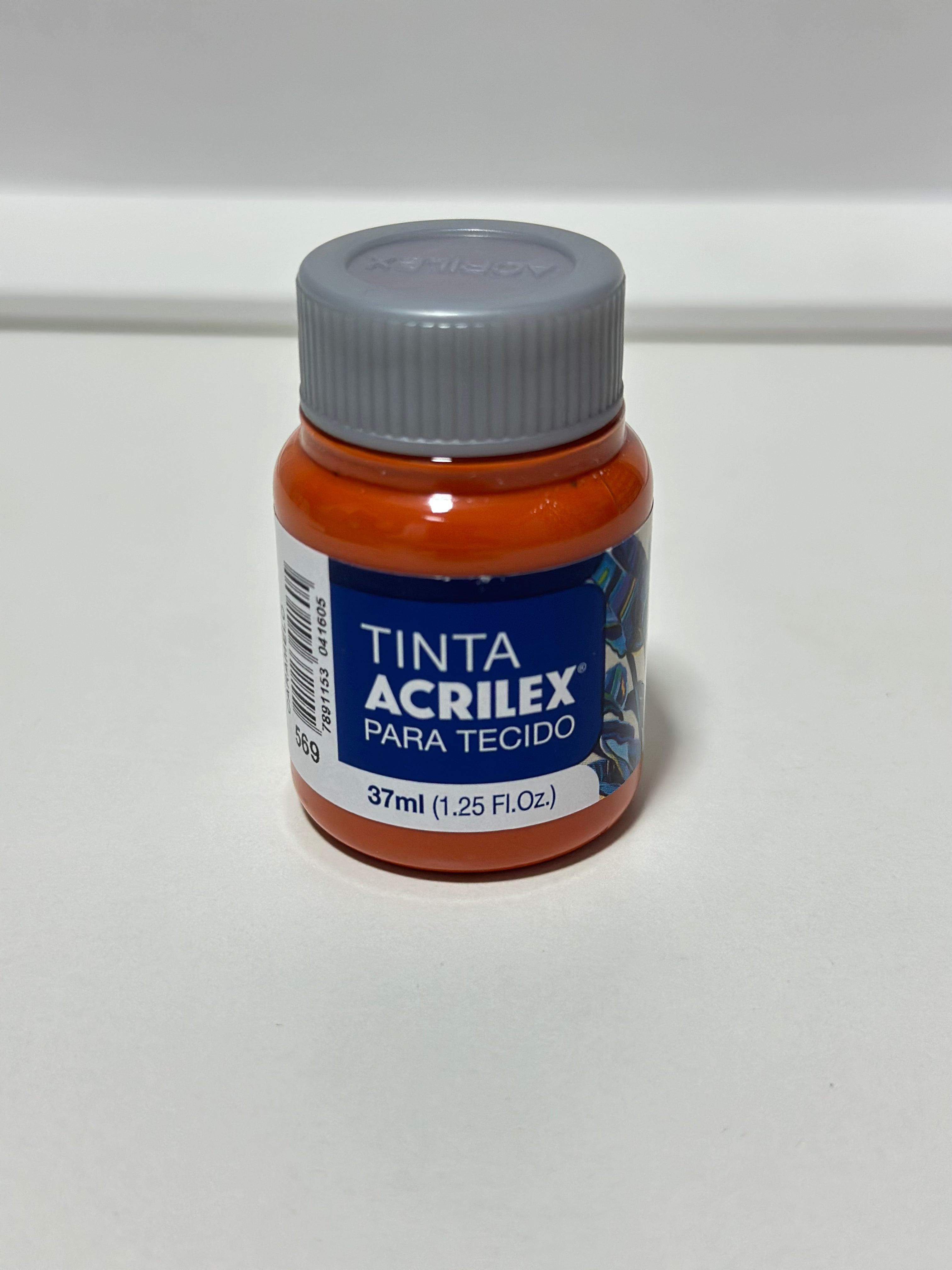 Tinta para tecido fosca - Acrilex - 37ml